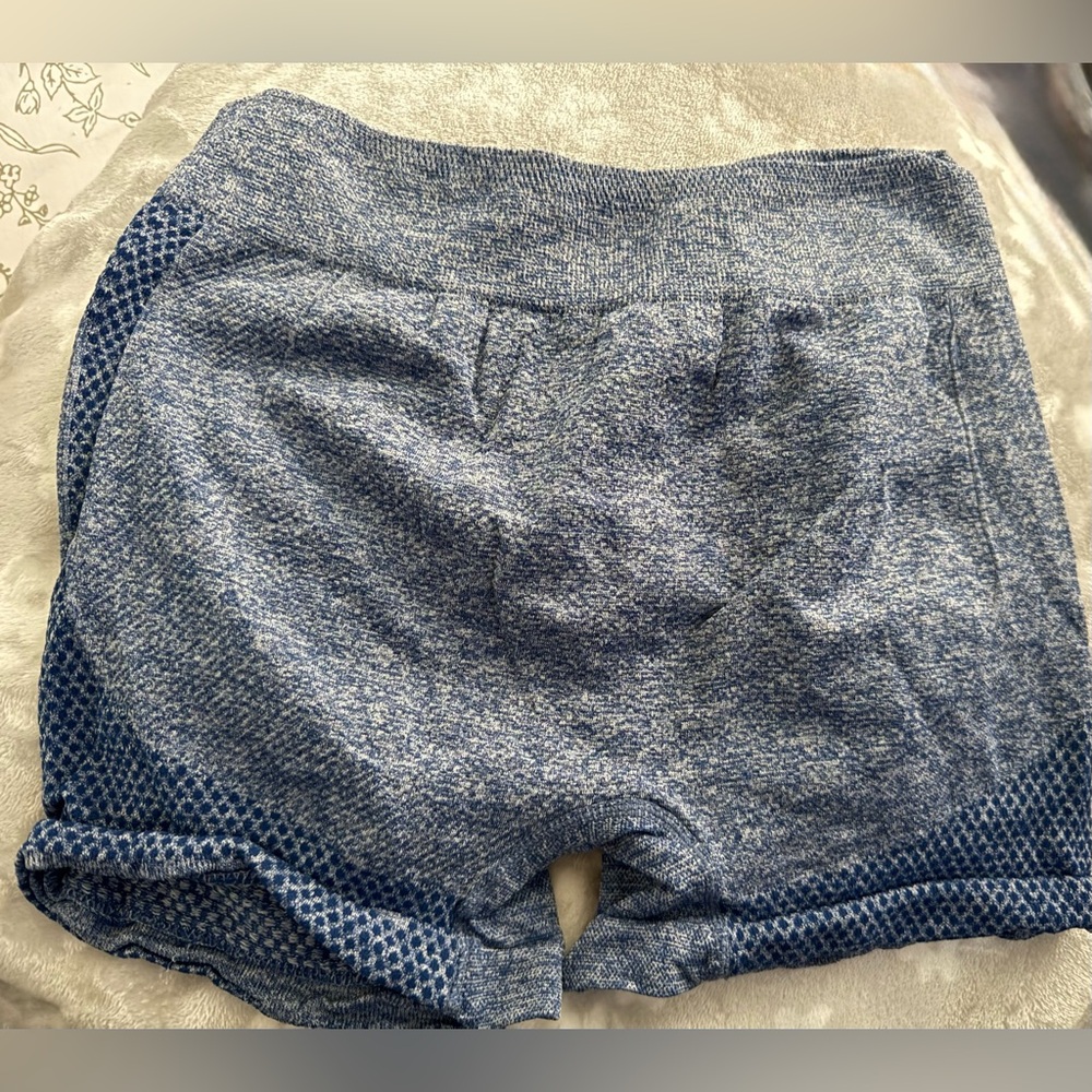 Blue Women's Workout bike Shorts
